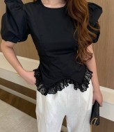 Блузка с объемными рукавами INNA-312A530