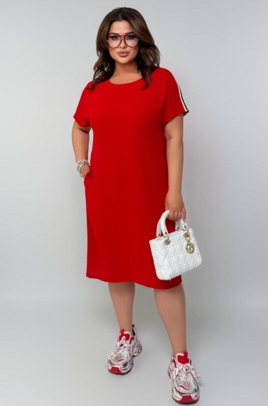 Повседневное платье с лампасами VLT-966A600 Повседневное платье с лампасами VLT-966A600