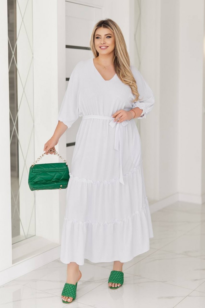 Легкое платье с воланами VLT-1647A600