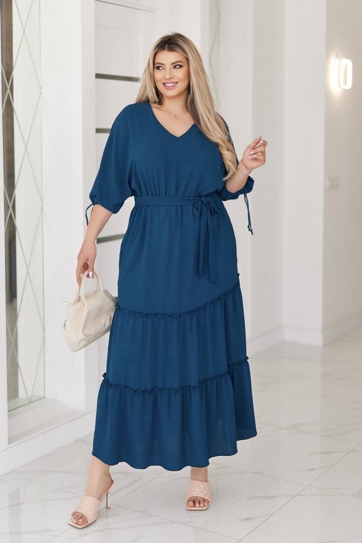 Легкое платье с воланами VLT-1647A600