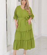 Легкое платье с воланами VLT-1647A600
