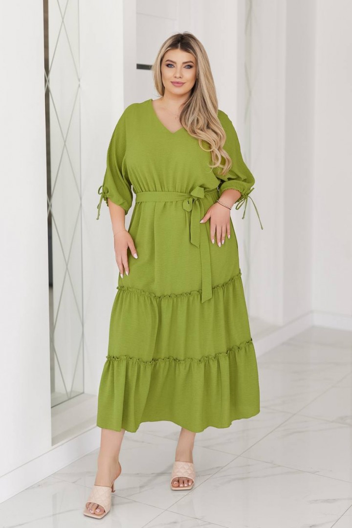Легкое платье с воланами VLT-1647A600