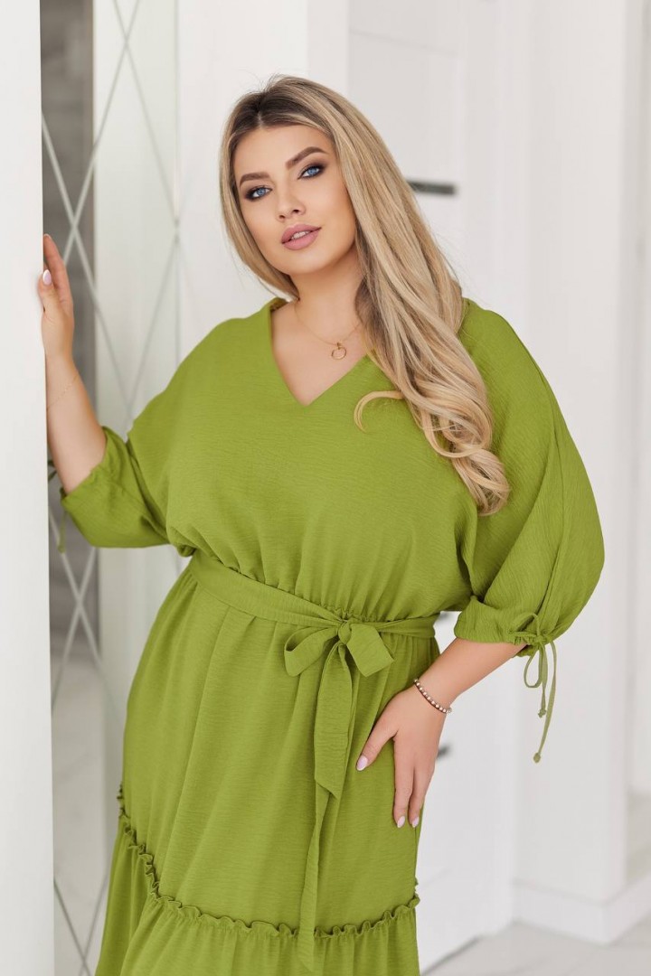 Легкое платье с воланами VLT-1647A600