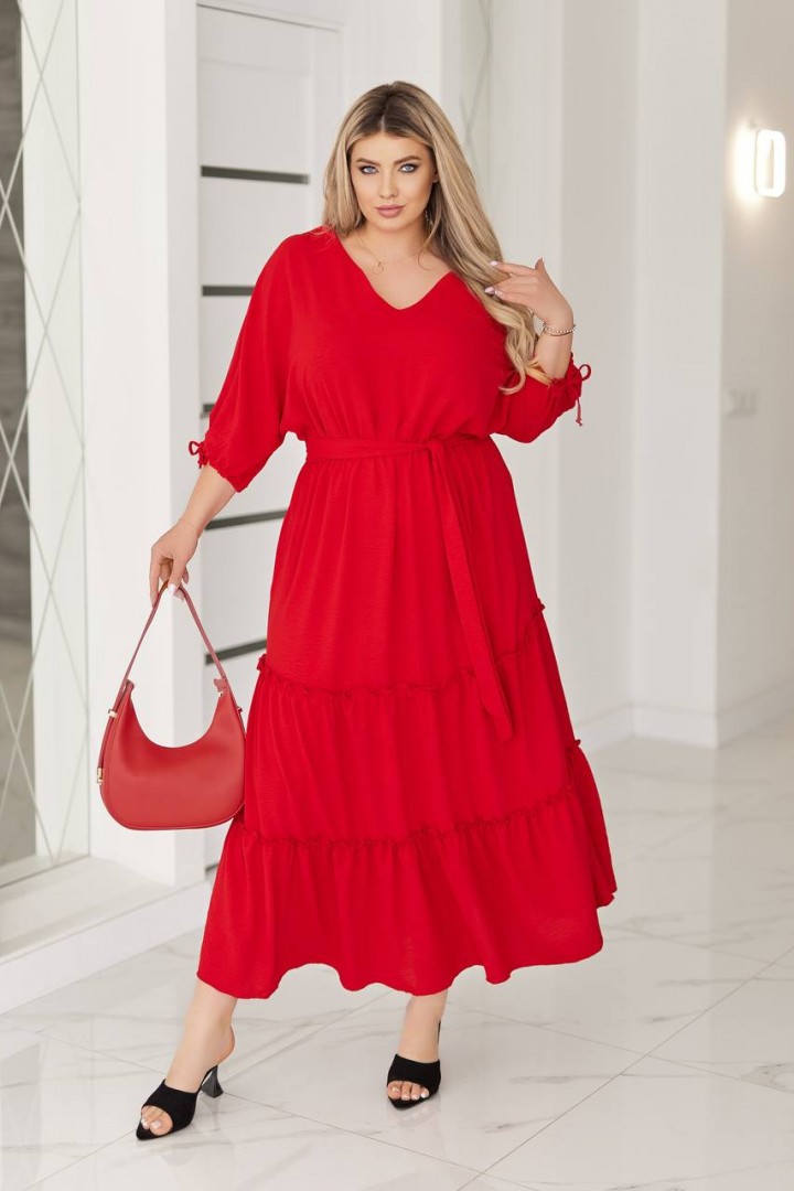 Легкое платье с воланами VLT-1647A600