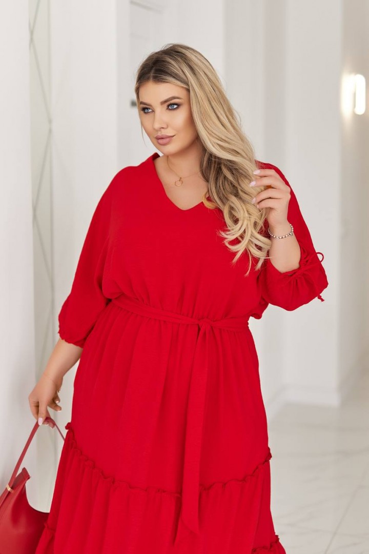 Легкое платье с воланами VLT-1647A600