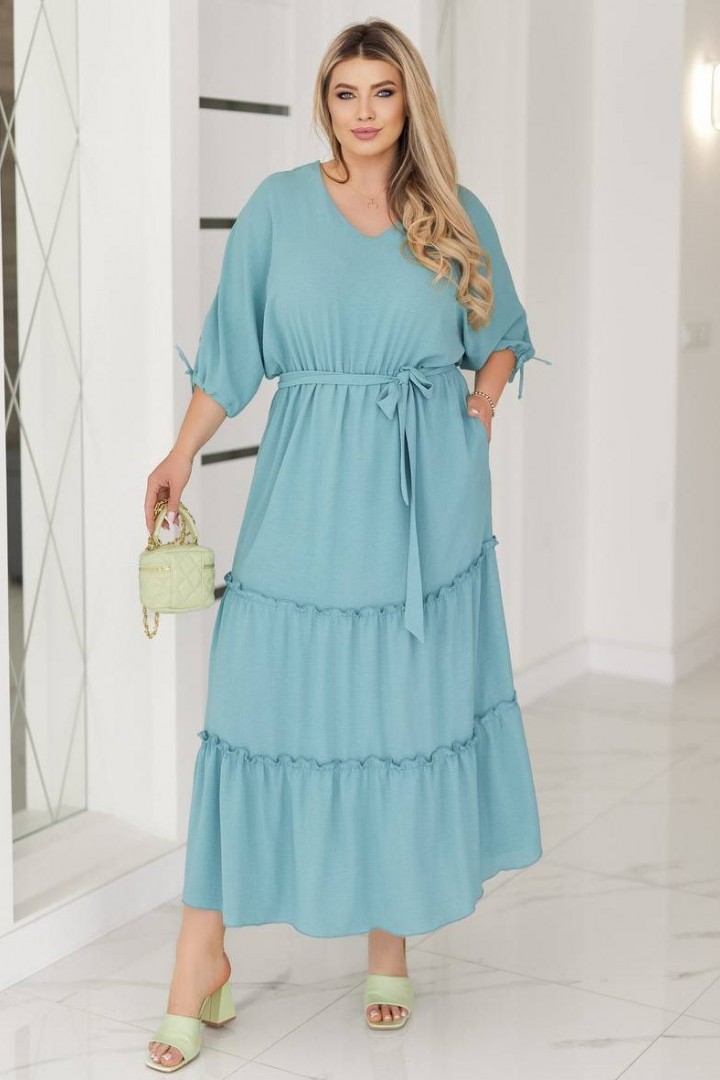 Легкое платье с воланами VLT-1647A600