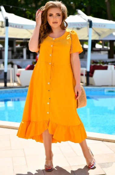 Однотонное платье KYB-2105A15