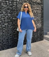 Блузка с воротником CUR-838A250