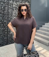 Блузка с воротником CUR-838A250