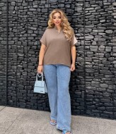 Блузка с воротником CUR-838A250