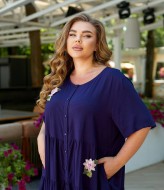 Свободное платье на лето  MAX-2010A1000