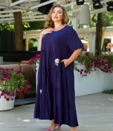 Свободное платье на лето  MAX-2010A1000