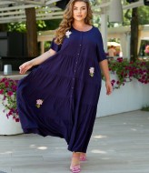 Свободное платье на лето  MAX-2010A1000