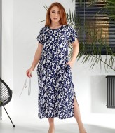 Летнее платье с разрезом TAS-1230A450 