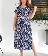 Летнее платье с разрезом TAS-1230A450 