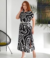 Летнее платье с разрезом TAS-1230A450 