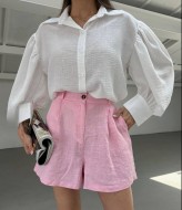 Шорты льняные  VOL-684A350