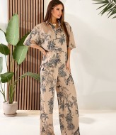 Брючный костюм из шелка  NOB-25022A650