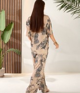 Брючный костюм из шелка  NOB-25022A650