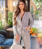 Женский брючный костюм в полоску DG-c562A500