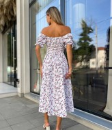 Платье с разрезом на ноге летнее VM-10486A360