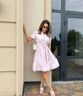 Жіноча  сукня з поясом IMMA-360A450