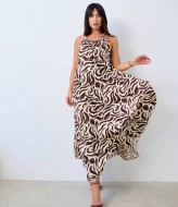 Длинное платье оверсайз  IS-218A900