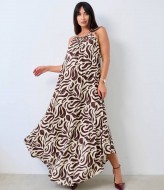 Длинное платье оверсайз  IS-218A900