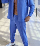 Летний льняной костюм мужской  DG-c82A700