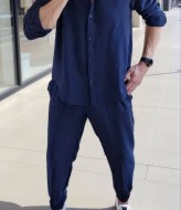 Летний льняной костюм мужской  DG-c82A700