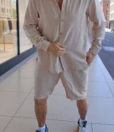 Мужской летний костюм из льна DG-c84A700