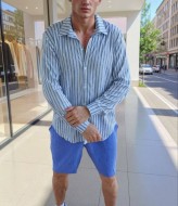 Летний мужской костюм из льна DG-c86A700