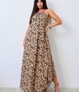 Длинное платье оверсайз  IS-218A900