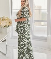 Летний брючный костюм из штапеля MOV-155A680