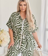 Летний брючный костюм из штапеля MOV-155A680