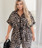 Летний брючный костюм из штапеля MOV-155A680