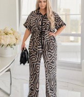 Летний брючный костюм из штапеля MOV-155A680