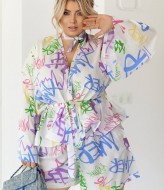 Летний костюм женский с шортами  YM-7072.1A14