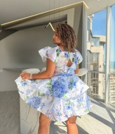 Летний костюм юбка и топ  YM-7084.29A34