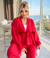 Брючный костюм с кардиганом  YM-7082.1A16