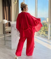 Брючный костюм с кардиганом  YM-7082.1A16