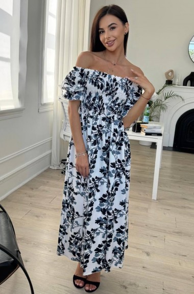 Платье с резинкой на груди IMMA-215A450 Платье с резинкой на груди IMMA-215A450