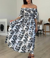 Платье с резинкой на груди IMMA-215A450