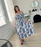 Платье с резинкой на груди IMMA-215A450