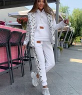 Костюм тройка на флисе с жилеткой VMS-0106A1190B1200