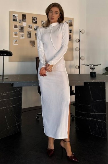 Платье со швами наружу  INNA-557A480