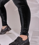 Велюрові лосіни з паєткоми VOJ-265A380