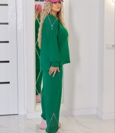 Женский спортивный костюм со стразами  VOJ-317A780