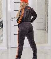 Спортивный костюм велюр женский  VOJ-320A750