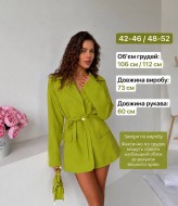 Пиджак женский с поясом  MIS-225A650